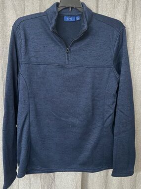 Apt. 9 Men's Dark Navy Quarter-Zip Pullover